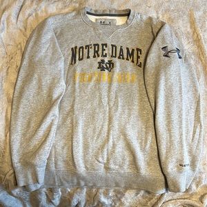 XL Under Armour Notre Dame Crewneck
